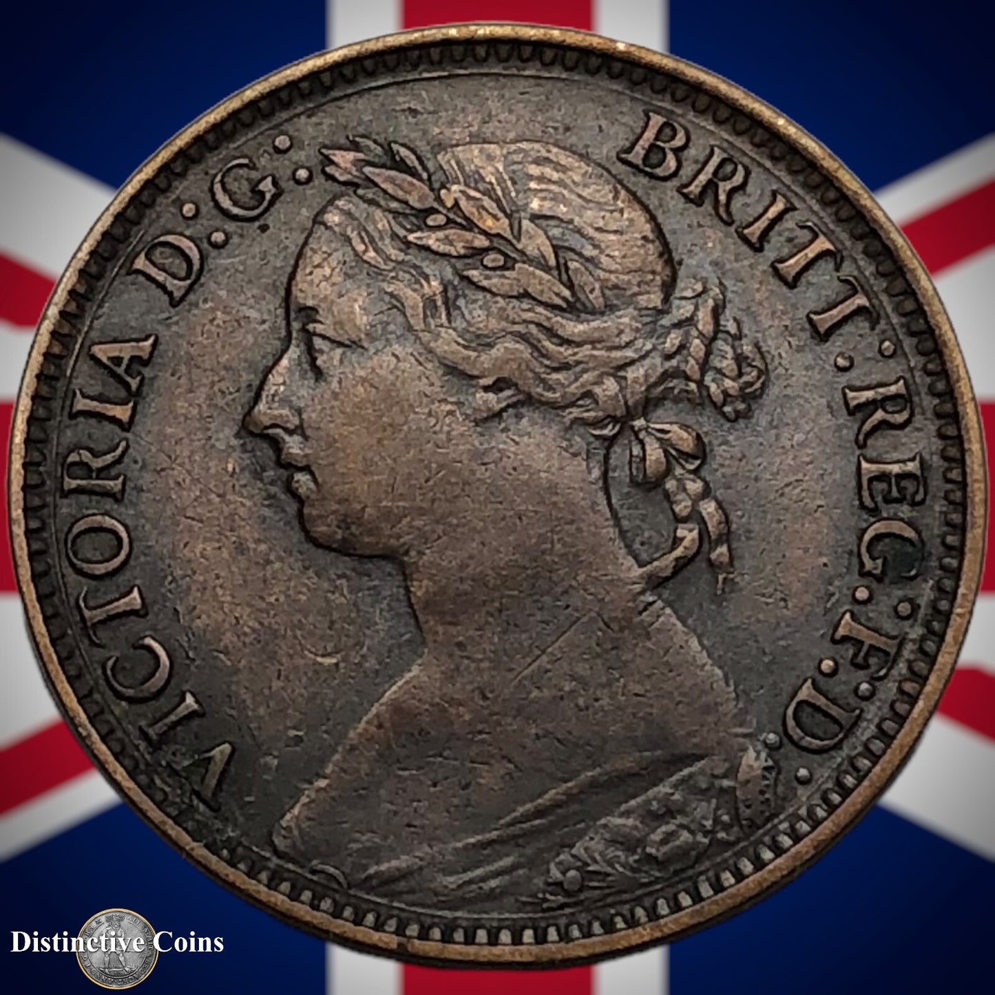 Great Britain 1881 H Farthing 1/4d GB3913