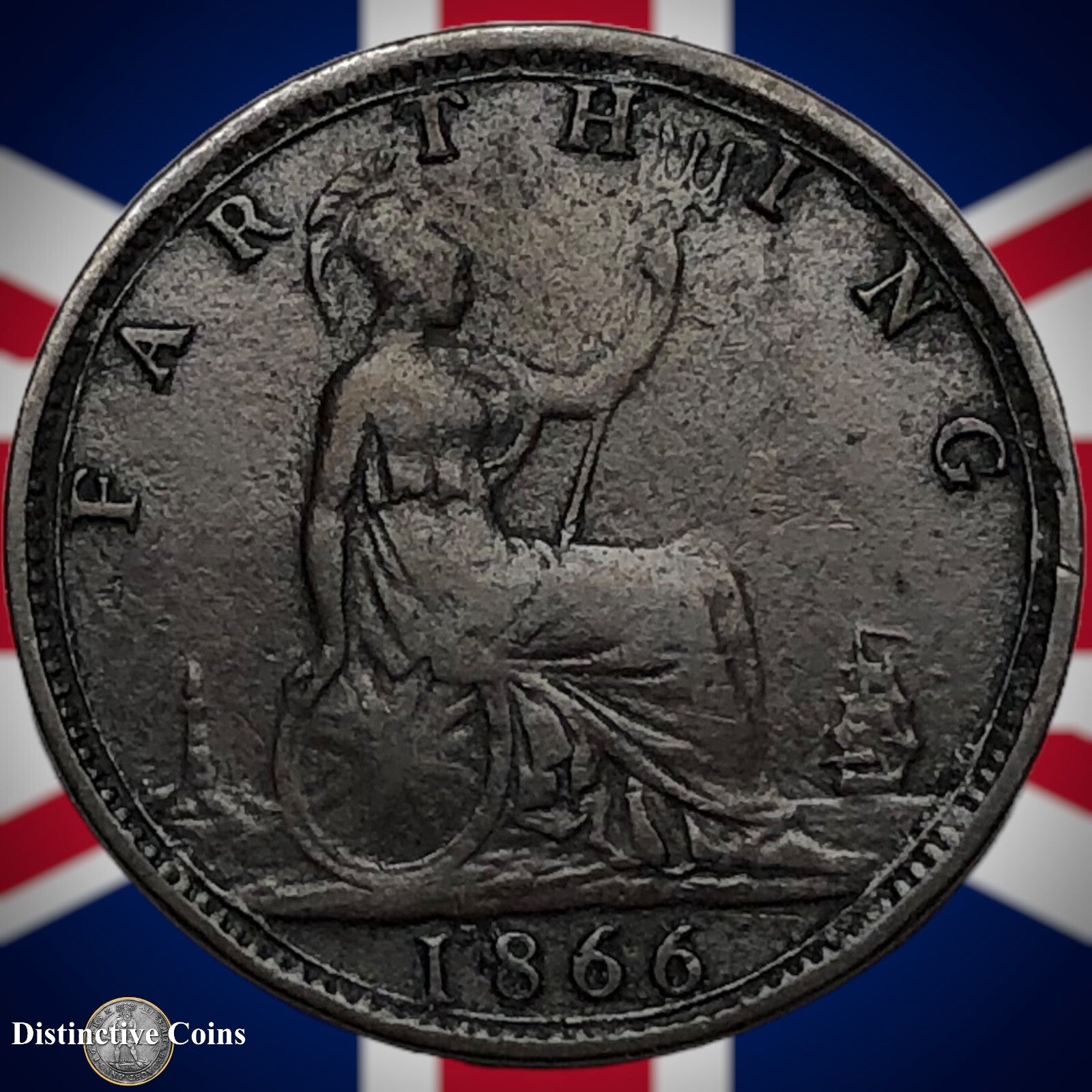 Great Britain 1866 Farthing 1/4d GB3565