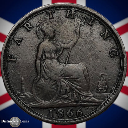 Great Britain 1866 Farthing 1/4d GB3565