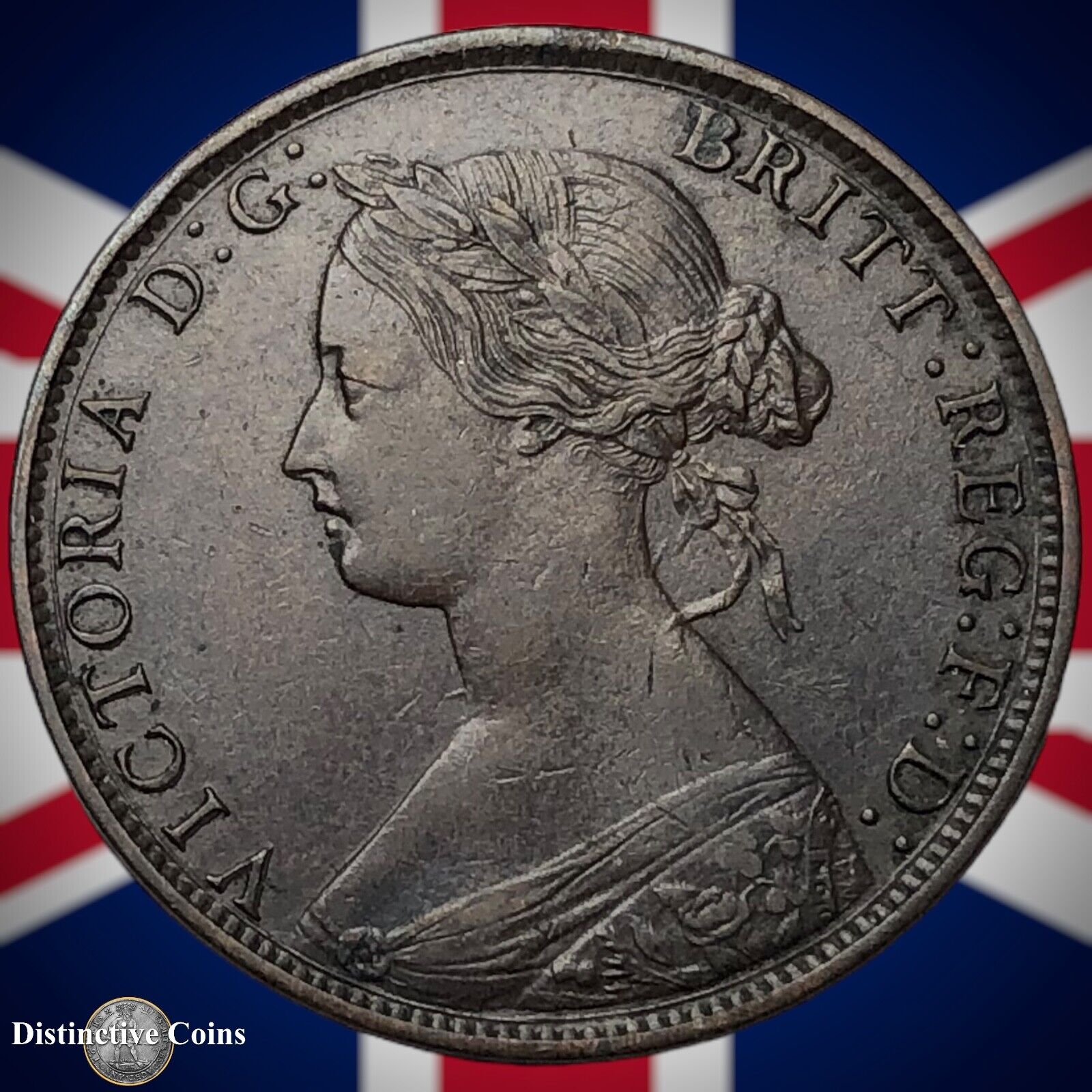 Great Britain 1861 Half Penny 1/2d GB5372