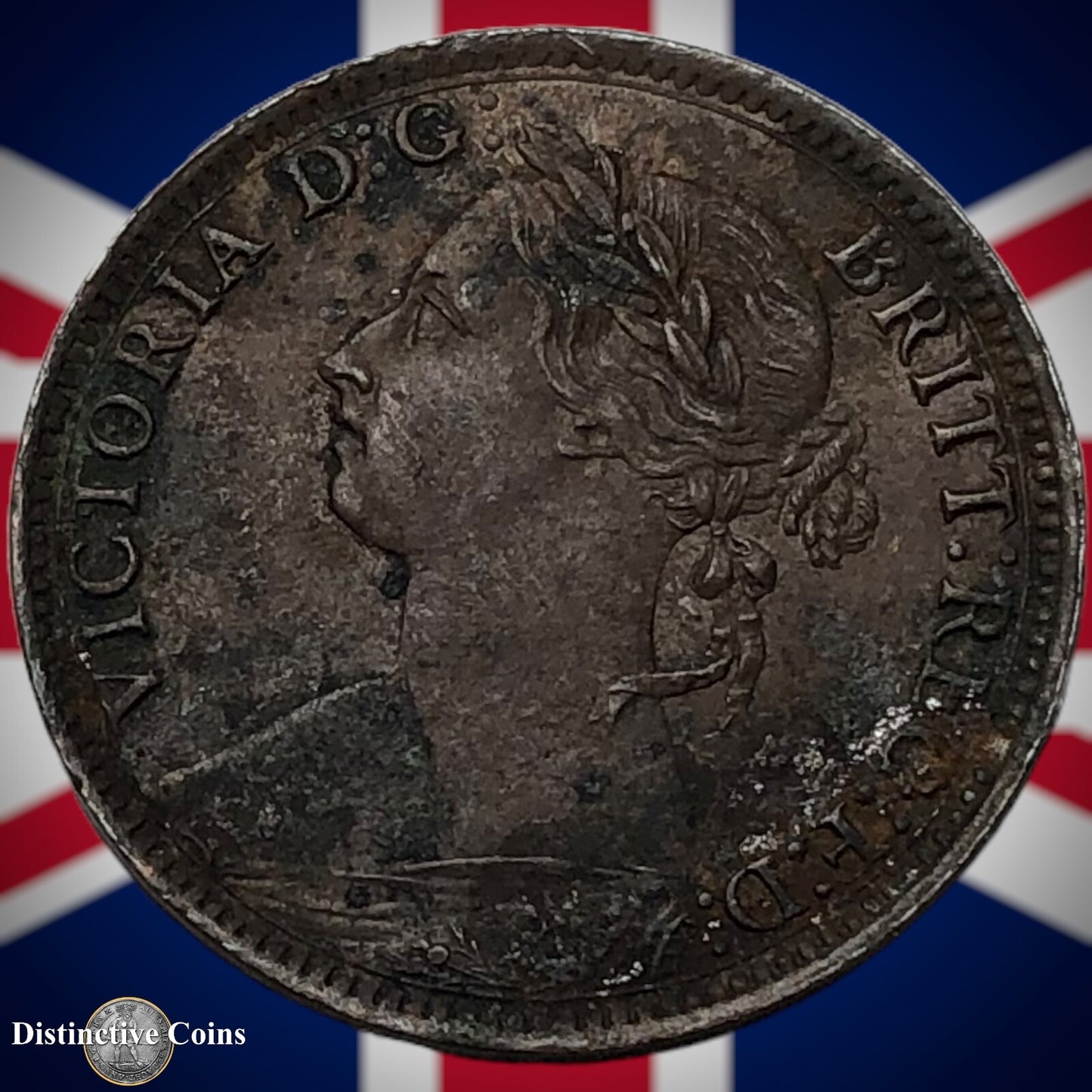Great Britain 1884 Farthing 1/4d GB4095