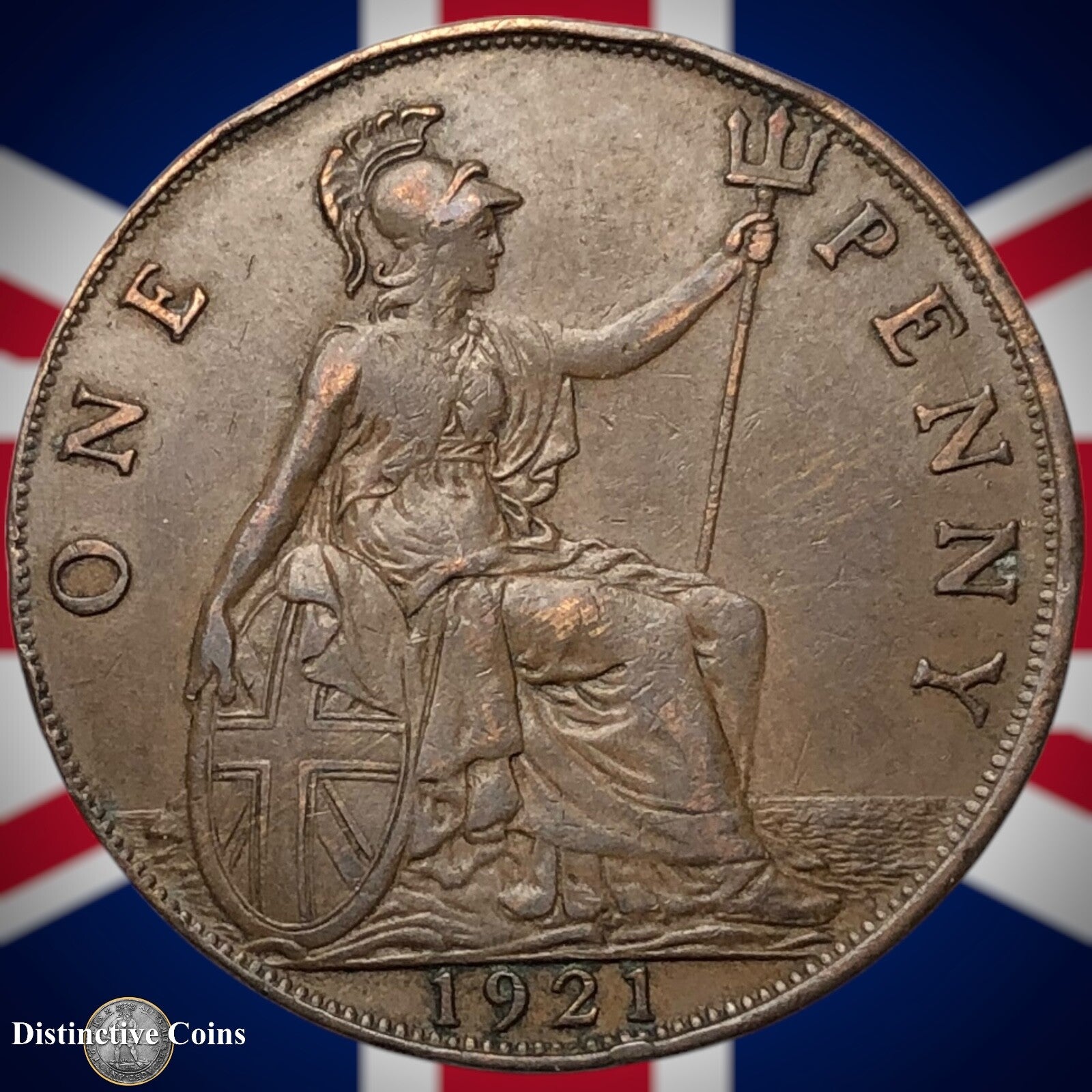 Great Britain 1921 Penny 1d GB6970