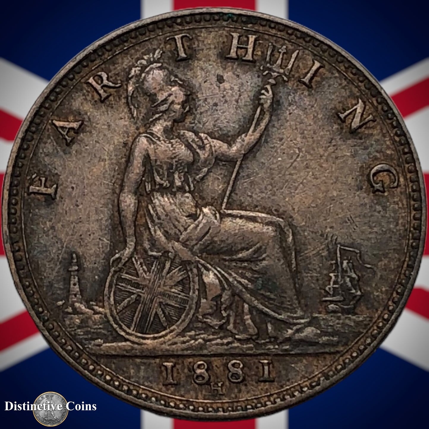 Great Britain 1881 H Farthing 1/4d GB3953