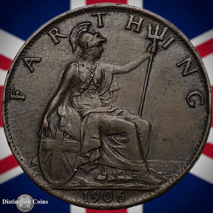 Great Britain 1906 Farthing 1/4d GB4582