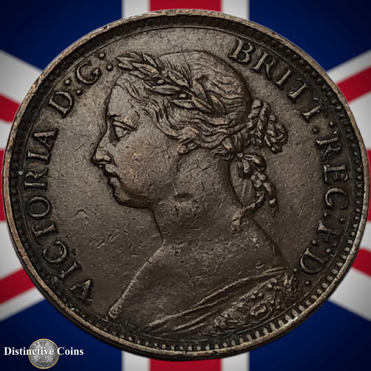 Great Britain 1884 Farthing 1/4d GB4075