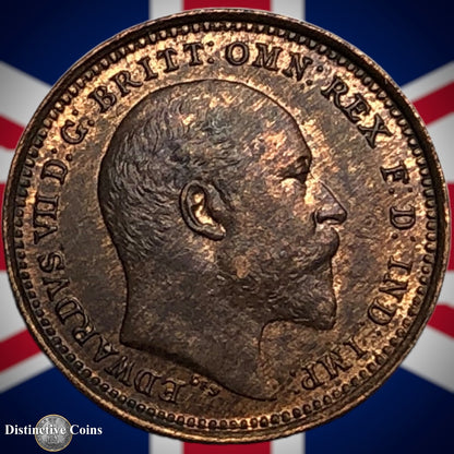 Great Britain 1902 Third Farthing 1/3 Penny GB3036