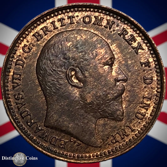 Great Britain 1902 Third Farthing 1/3 Penny GB3036