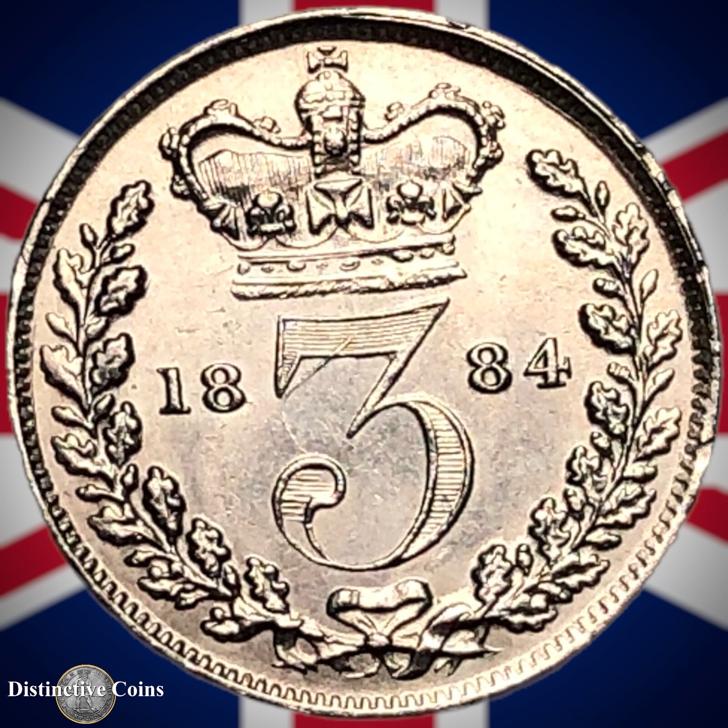 Great Britain 1884 Three Pence GB1938