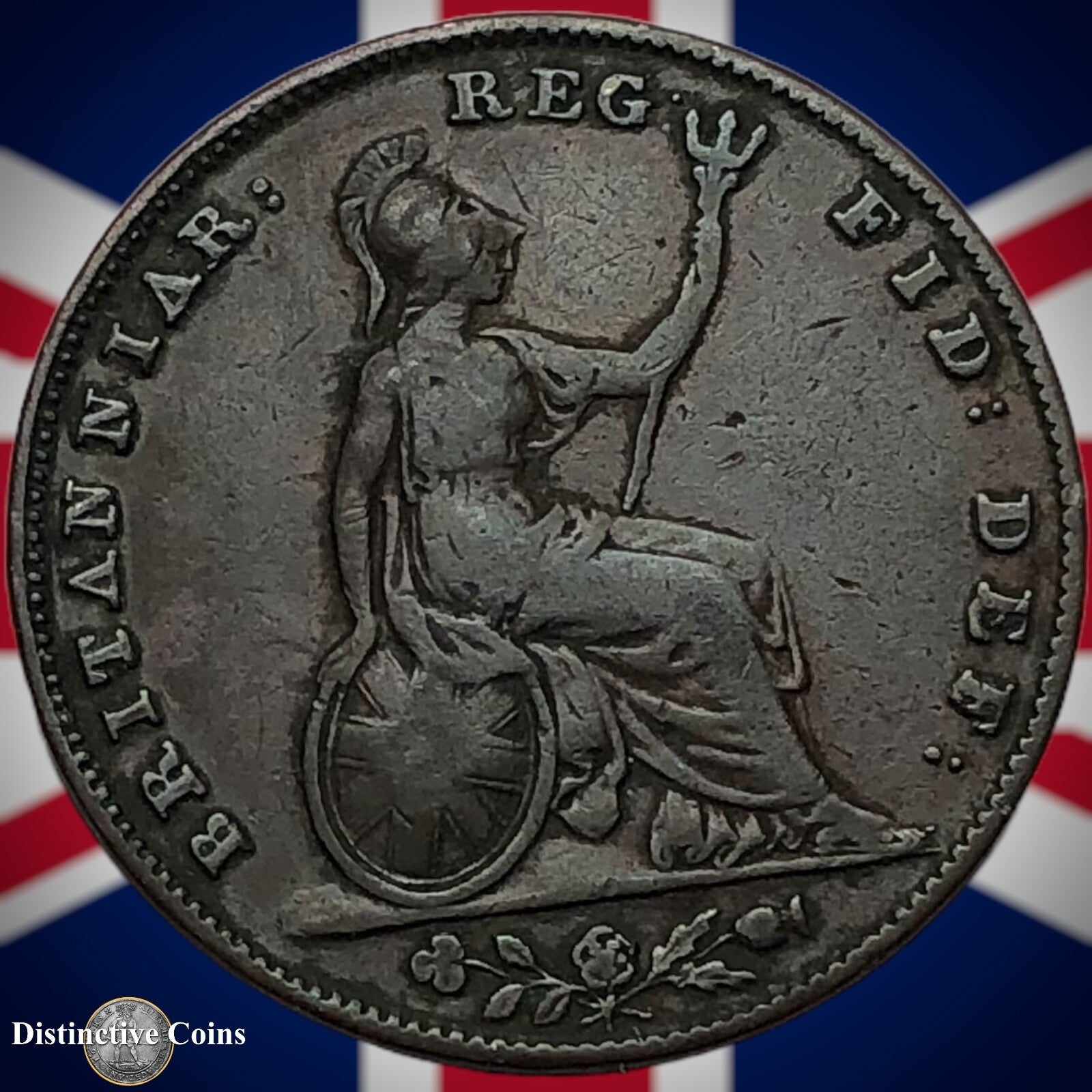 Great Britain 1850/40 Farthing 1/4d GB3436