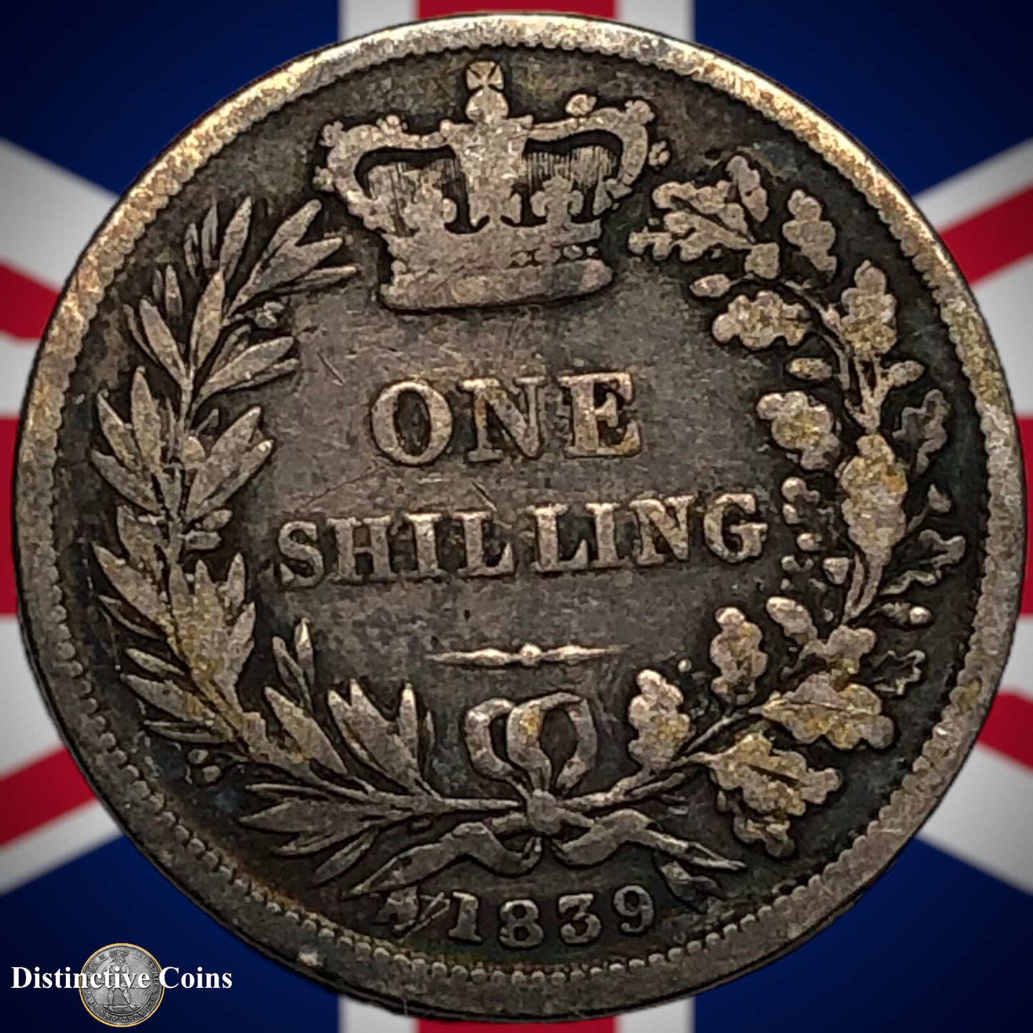 Great Britain 1839 British One Shilling GB0155