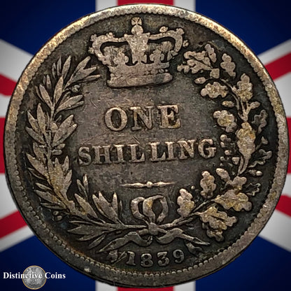 Great Britain 1839 British One Shilling GB0155