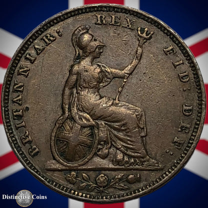 Great Britain 1831 Farthing 1/4d GB3357