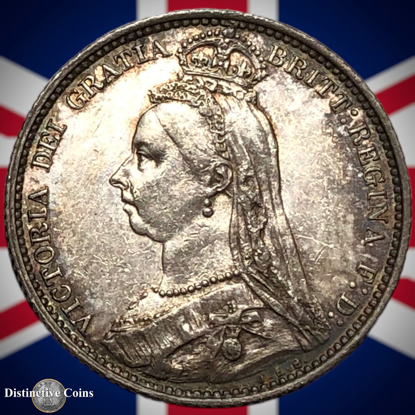 Great Britain 1887 Six Pence GB2682