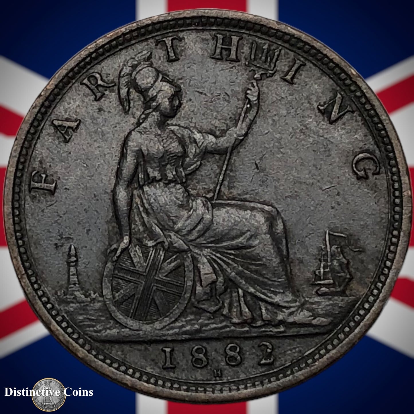 Great Britain 1882 H Farthing 1/4d GB4036