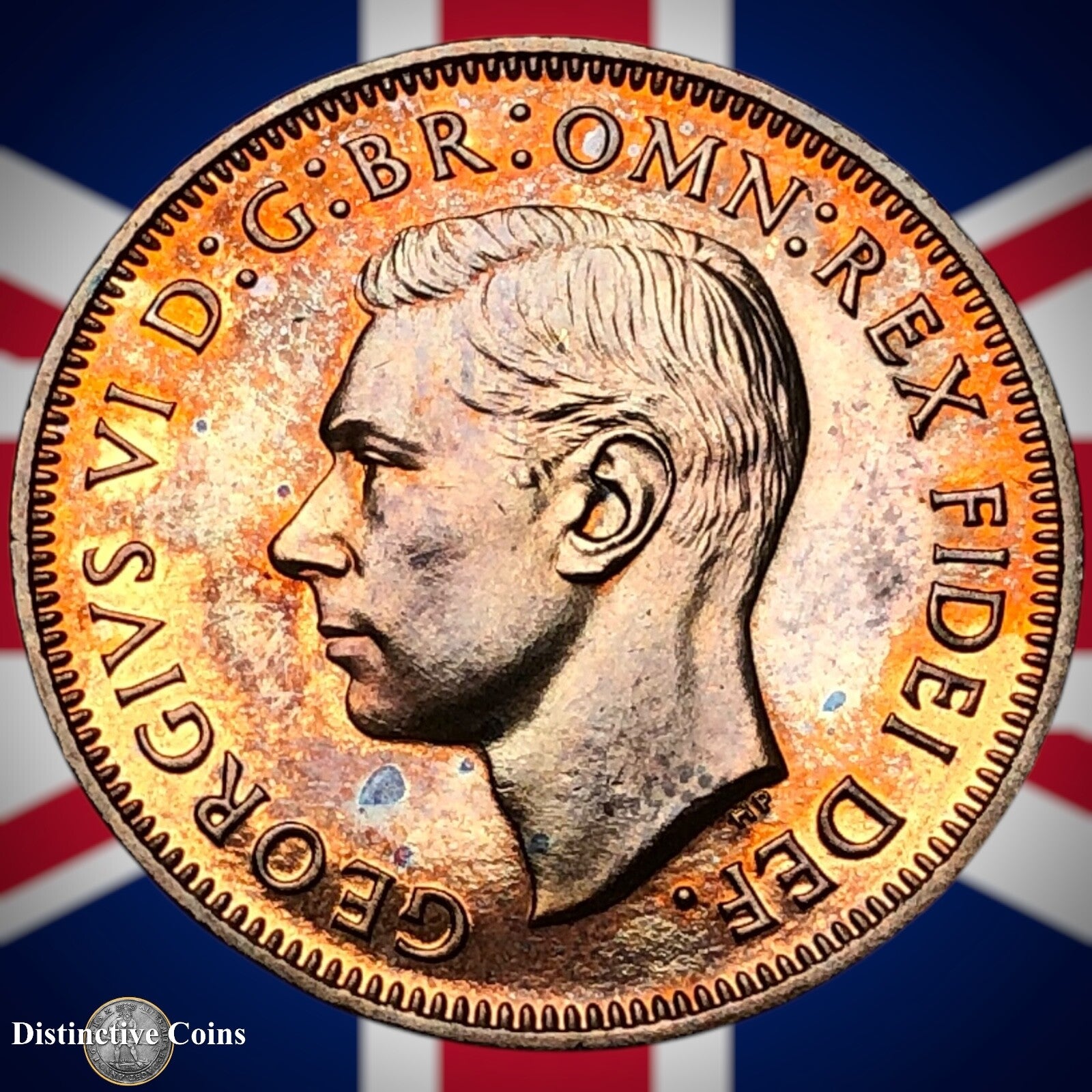 Great Britain 1951 Proof Half Penny 1/2d GB6087