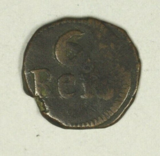 Portuguese India GOA  6 Reis  no date -1801  Fine  A2198