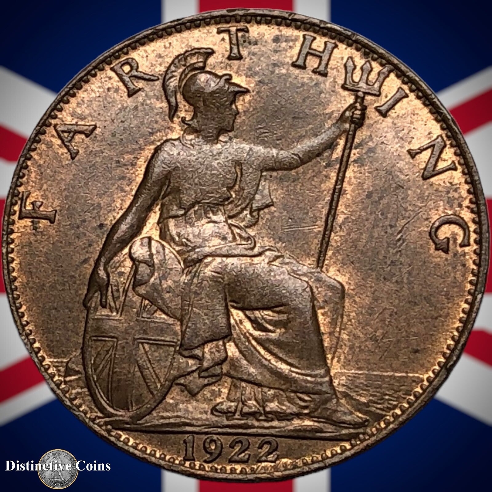 Great Britain 1922 Farthing 1/4d GB4769