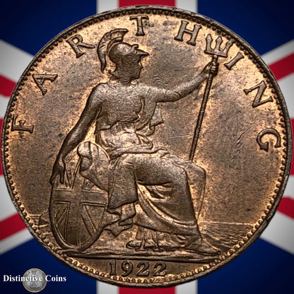 Great Britain 1922 Farthing 1/4d GB4769