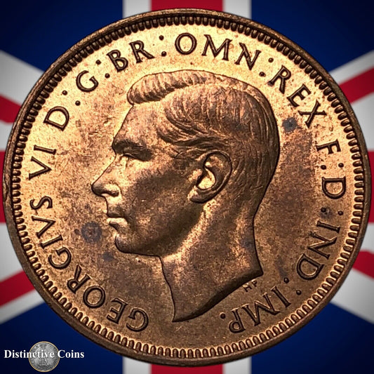 Great Britain 1944 Half Penny 1/2d GB6037