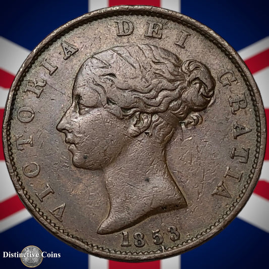 Great Britain 1853 Half Penny 1/2d GB5252