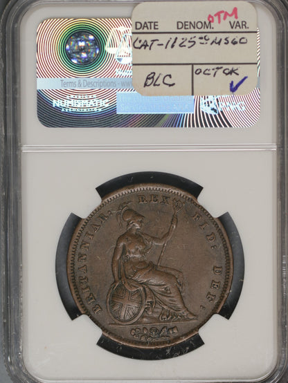 Great Britain 1825 Penny K-693 NGC XF45 BN