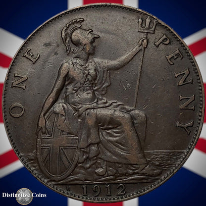 Great Britain 1912 H Penny 1d GB6798