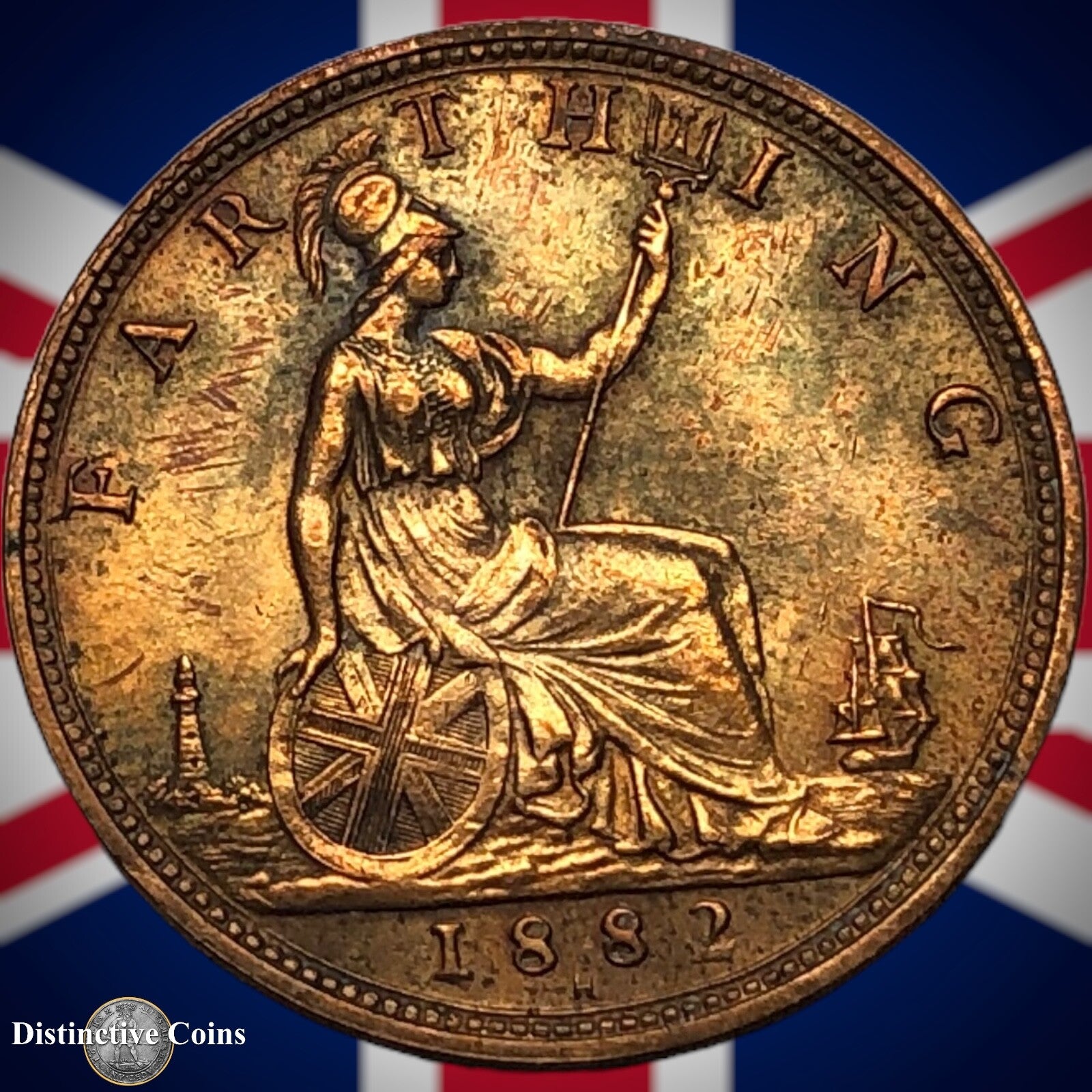 Great Britain 1882 H Farthing 1/4d GB4048