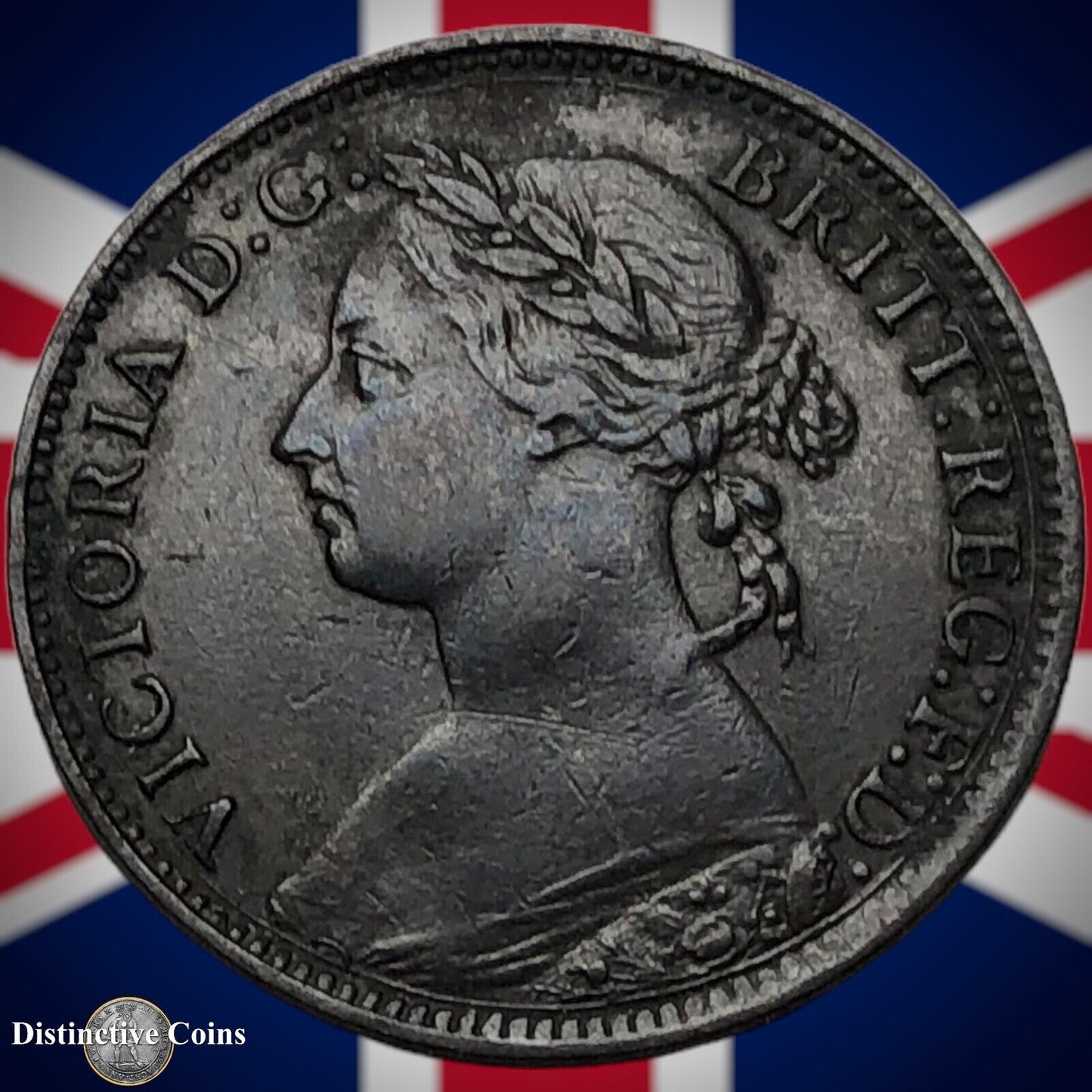 Great Britain 1895 Farthing 1/4d GB4394