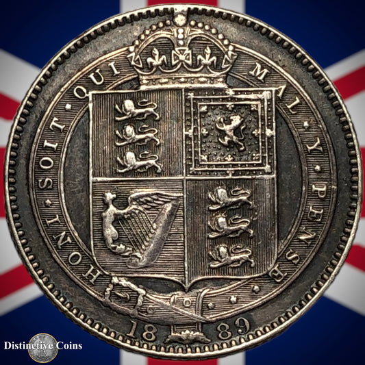 Great Britain 1889 British One Shilling GB0548
