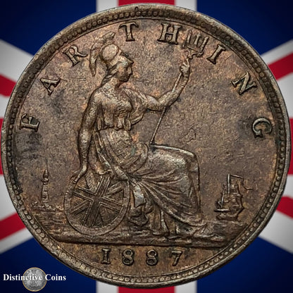 Great Britain 1887 Farthing 1/4d GB4249
