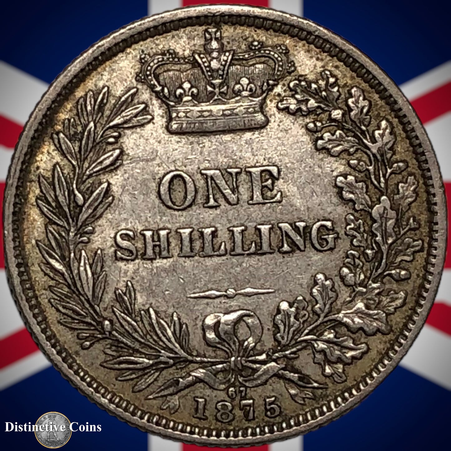 Great Britain 1875 British One Shilling GB0369