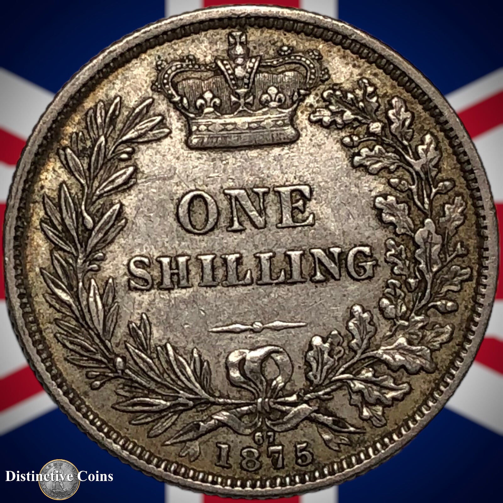 Great Britain 1875 British One Shilling GB0369