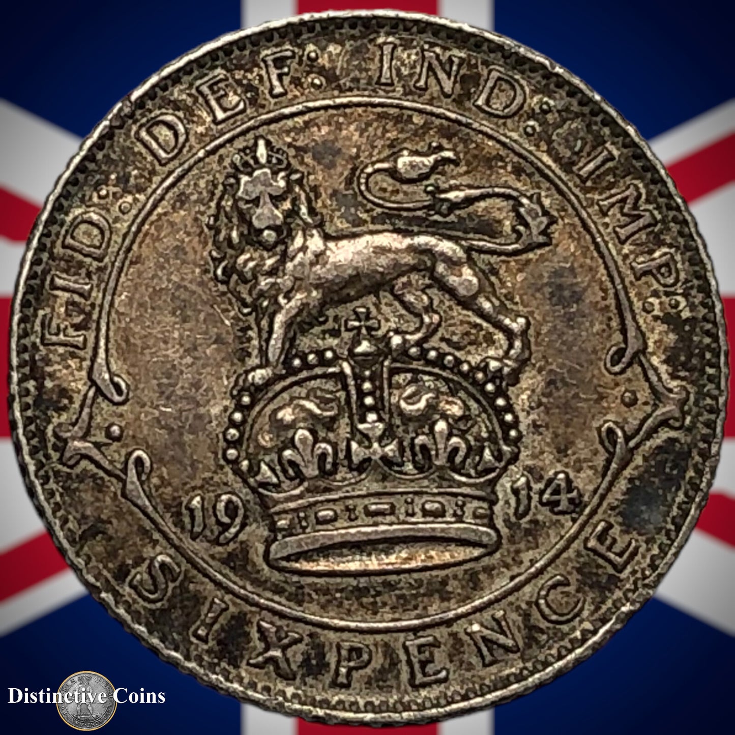 Great Britain 1914 Six Pence GB1581