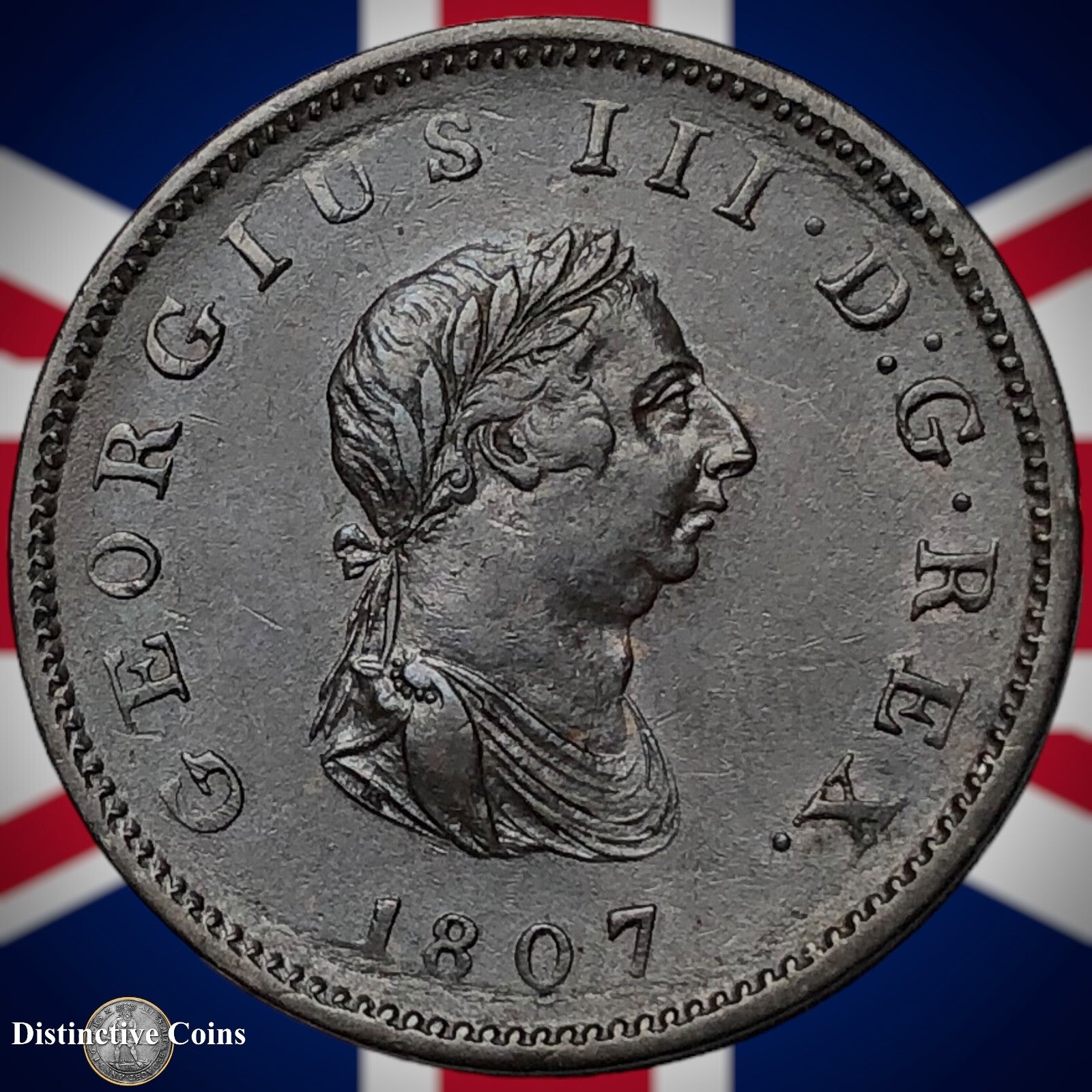 Great Britain 1807 Half Penny 1/2d GB5188