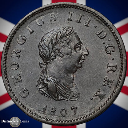 Great Britain 1807 Half Penny 1/2d GB5188