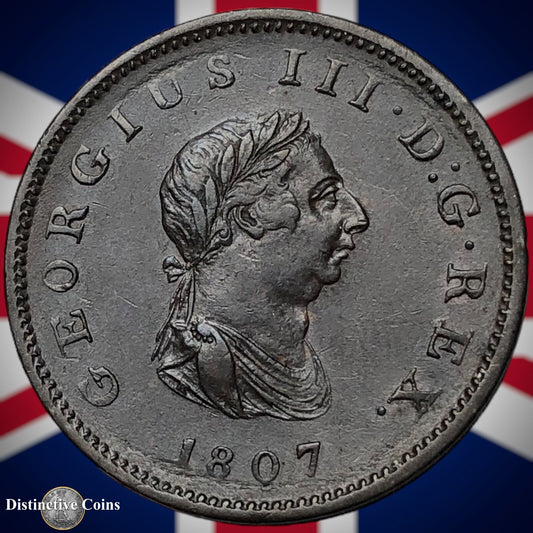 Great Britain 1807 Half Penny 1/2d GB5188