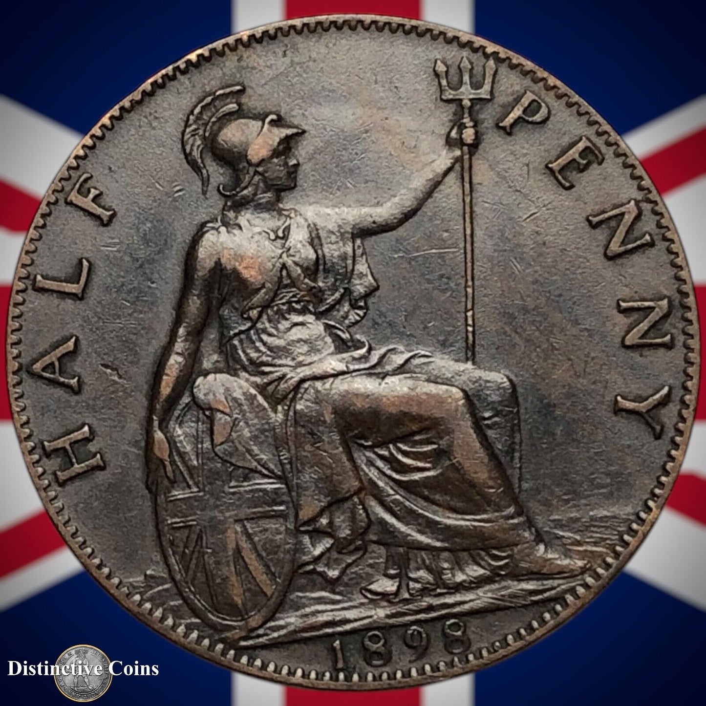 Great Britain 1898 Half Penny 1/2d GB5733