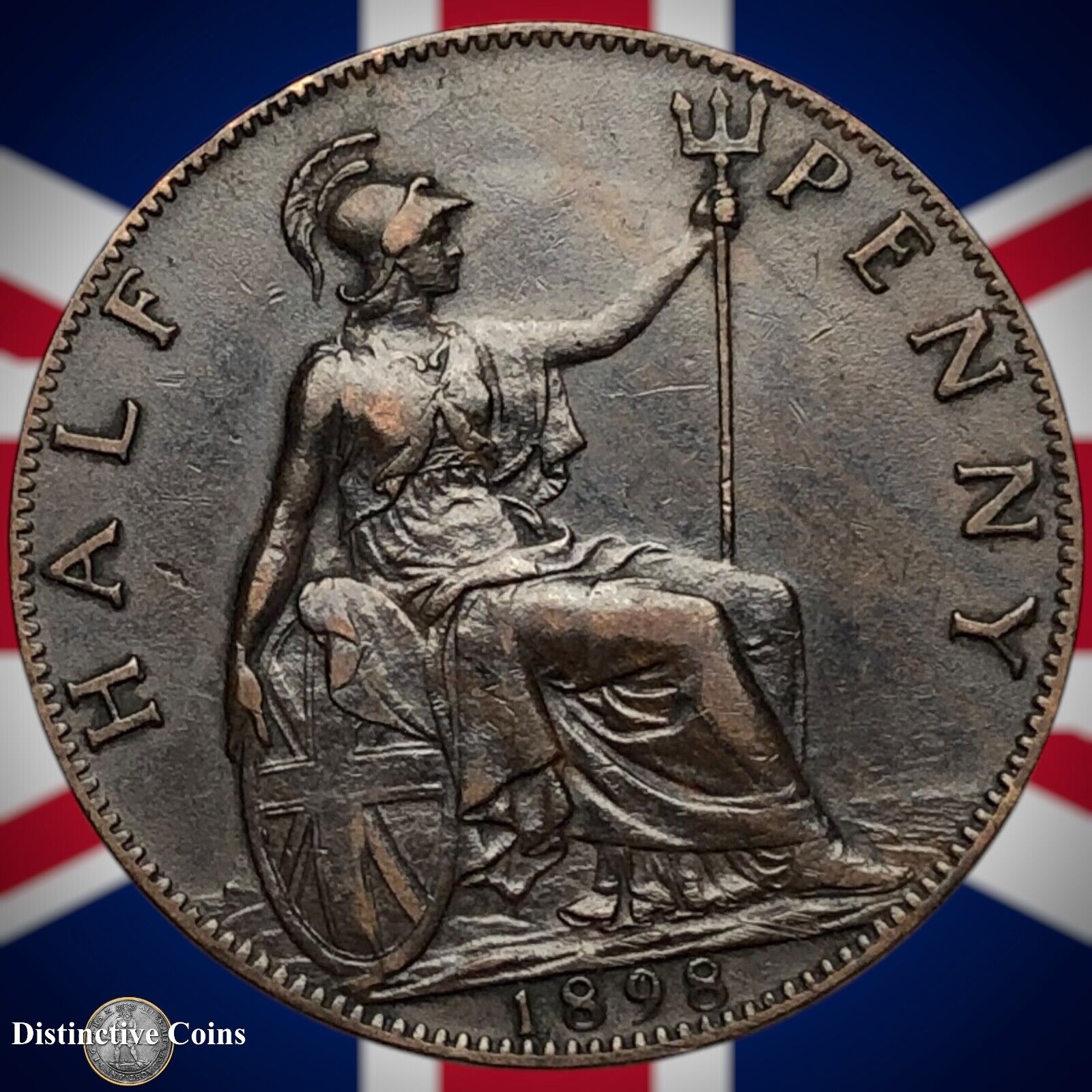 Great Britain 1898 Half Penny 1/2d GB5733