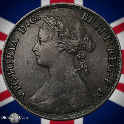 Great Britain 1874 H Half Penny 1/2d GB5507