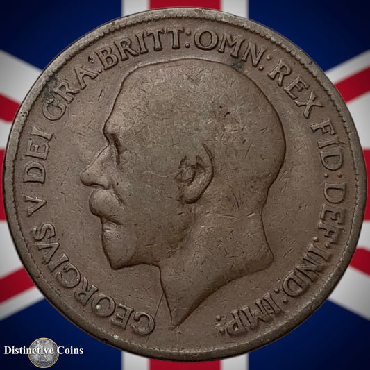 Great Britain 1918 KN Penny 1d GB6887