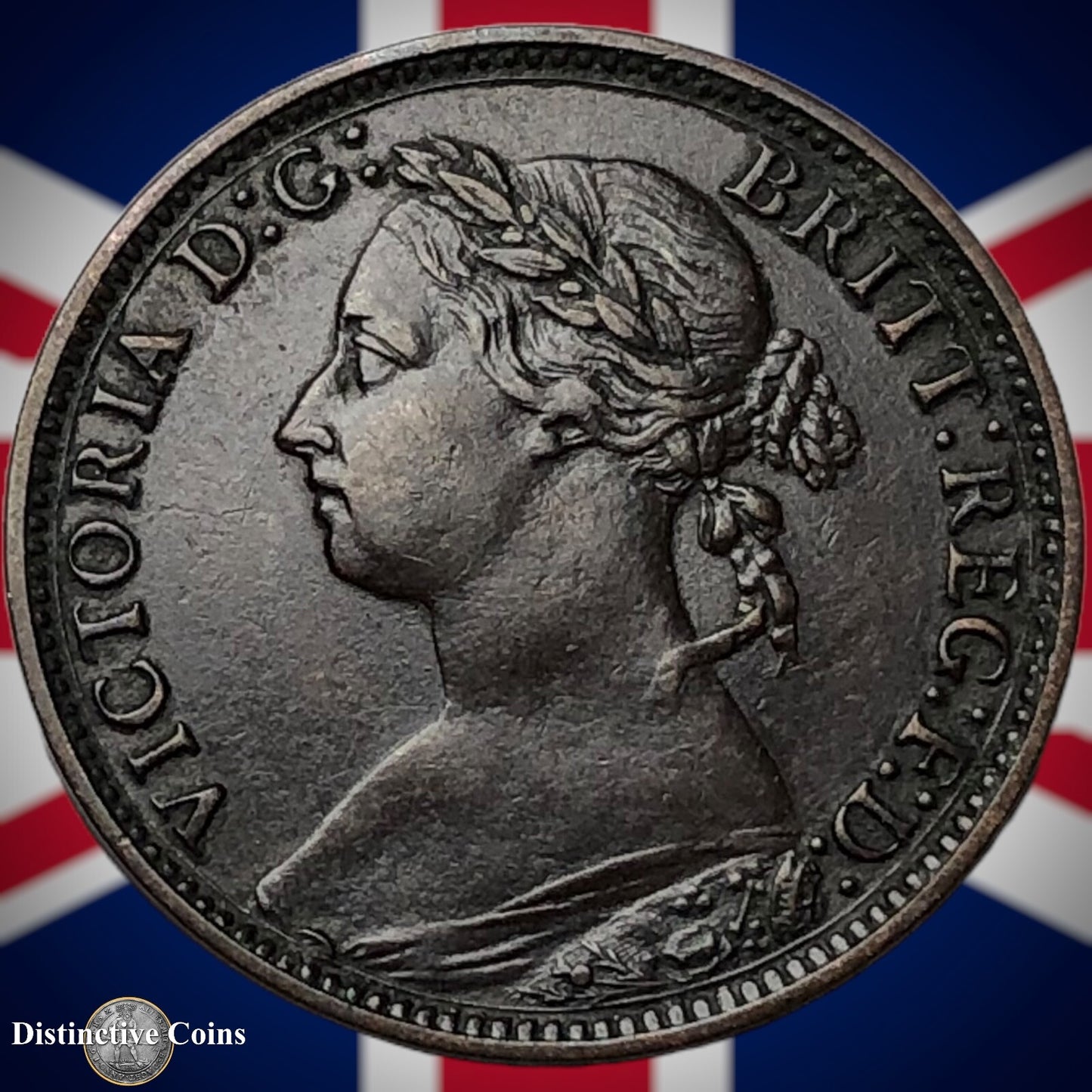 Great Britain 1886 Farthing 1/4d GB4198