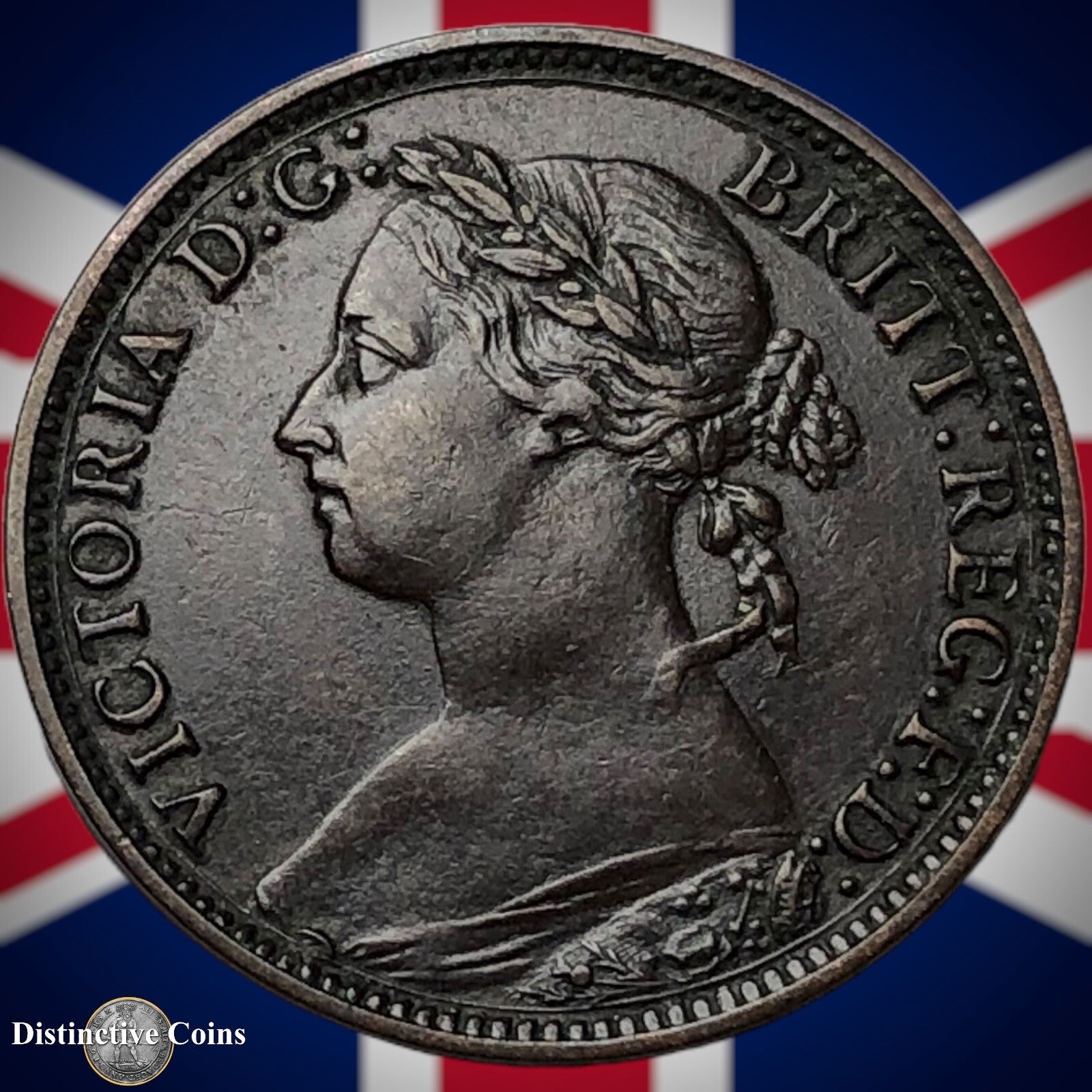 Great Britain 1886 Farthing 1/4d GB4198