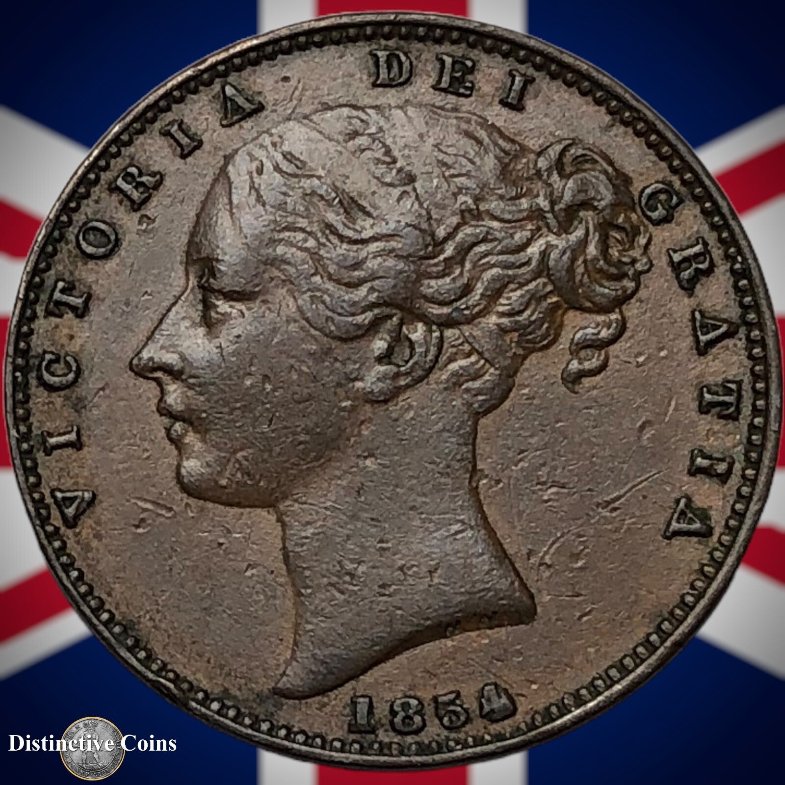 Great Britain 1854 Farthing 1/4d GB3474