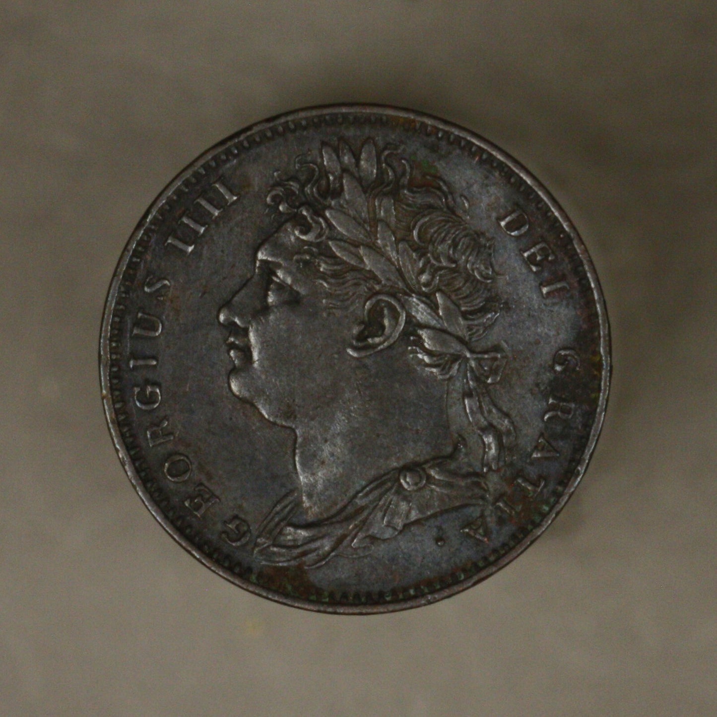 Great Britain 1822 Farthing dark