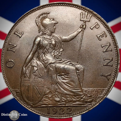 Great Britain 1922 Penny 1d GB7021