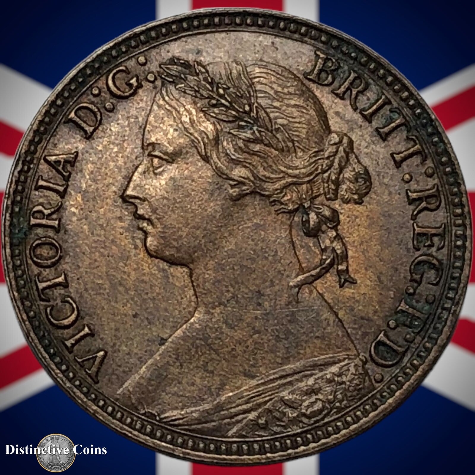 Great Britain 1874 H Farthing 1/4d GB3720