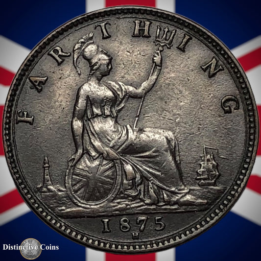 Great Britain 1875 H Farthing 1/4d GB3769