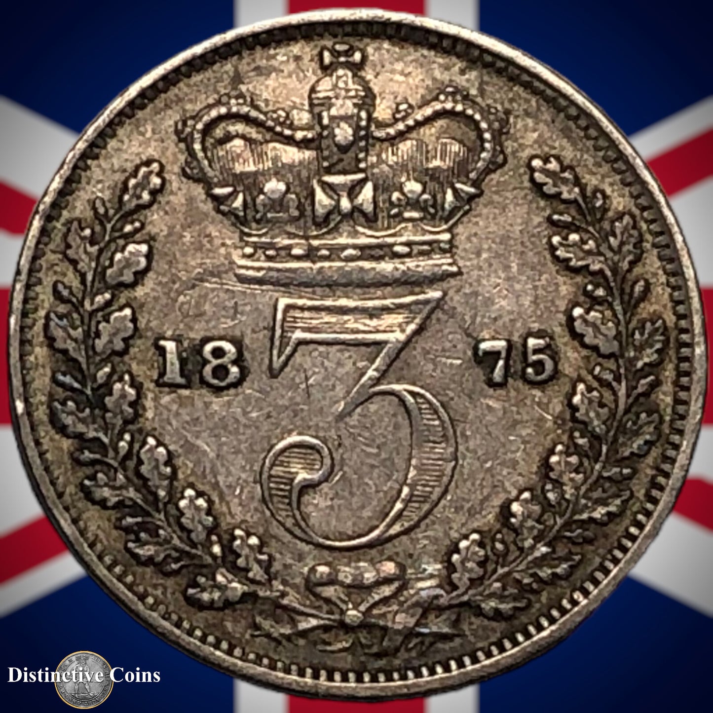 Great Britain 1875 Three Pence GB1874