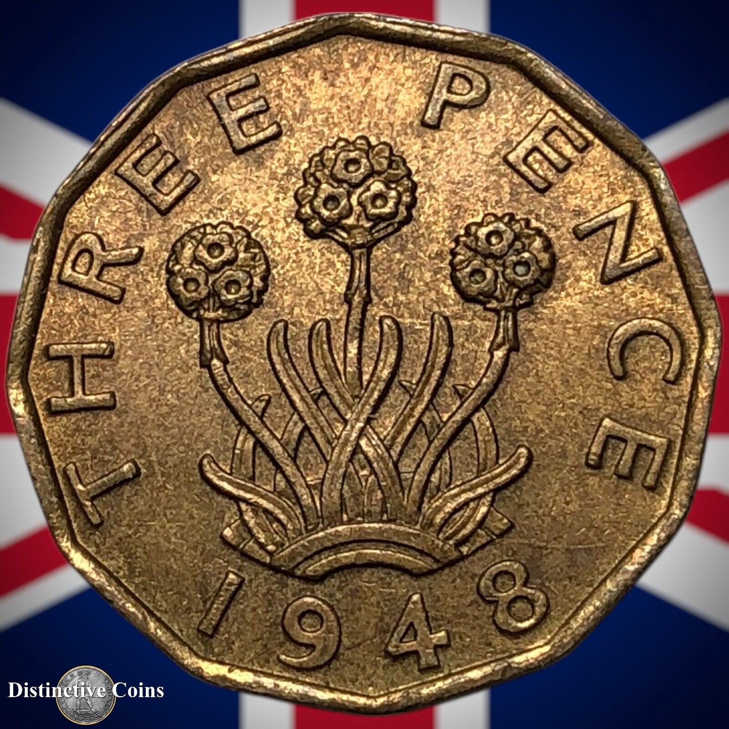 Great Britain 1948 Three Pence 3d GB7370