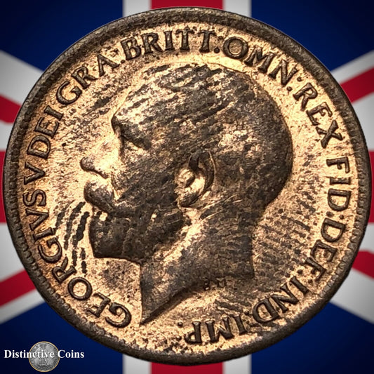 Great Britain 1919 Farthing 1/4d GB4735